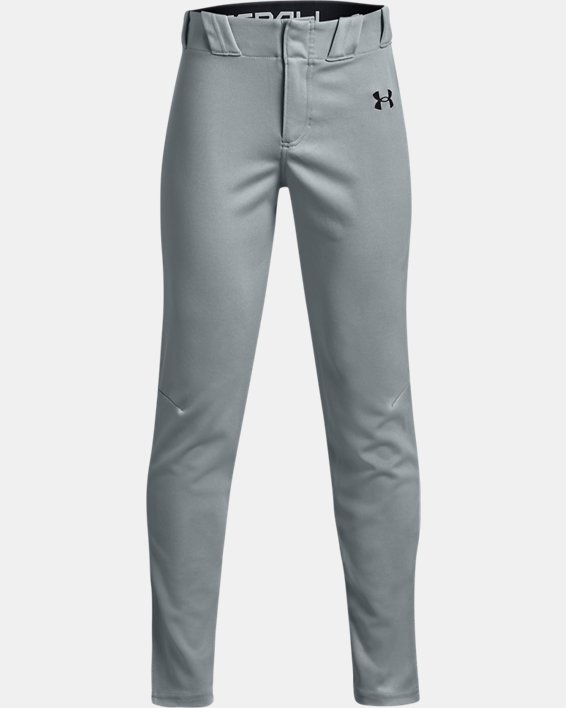 Pantalon de baseball UA Gameday Vanish pour garçons, Gray, pdpMainDesktop image number 0